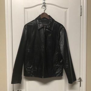 Banana Republic Black Leather Jacket